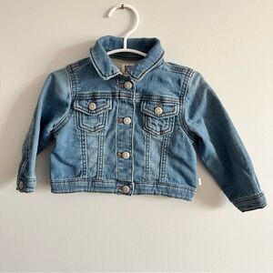 Osh Kosh Baby B’gosh Blue Knit Denim Jean Jacket-SZ: 18 Months
